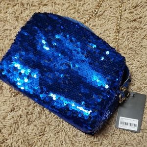 Forever21 Blue Sequij Bag